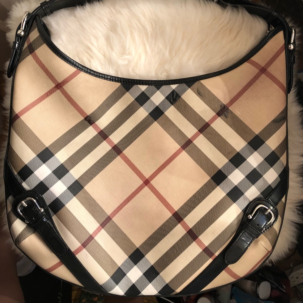 Burberry LARKIN Nova Check Hobo